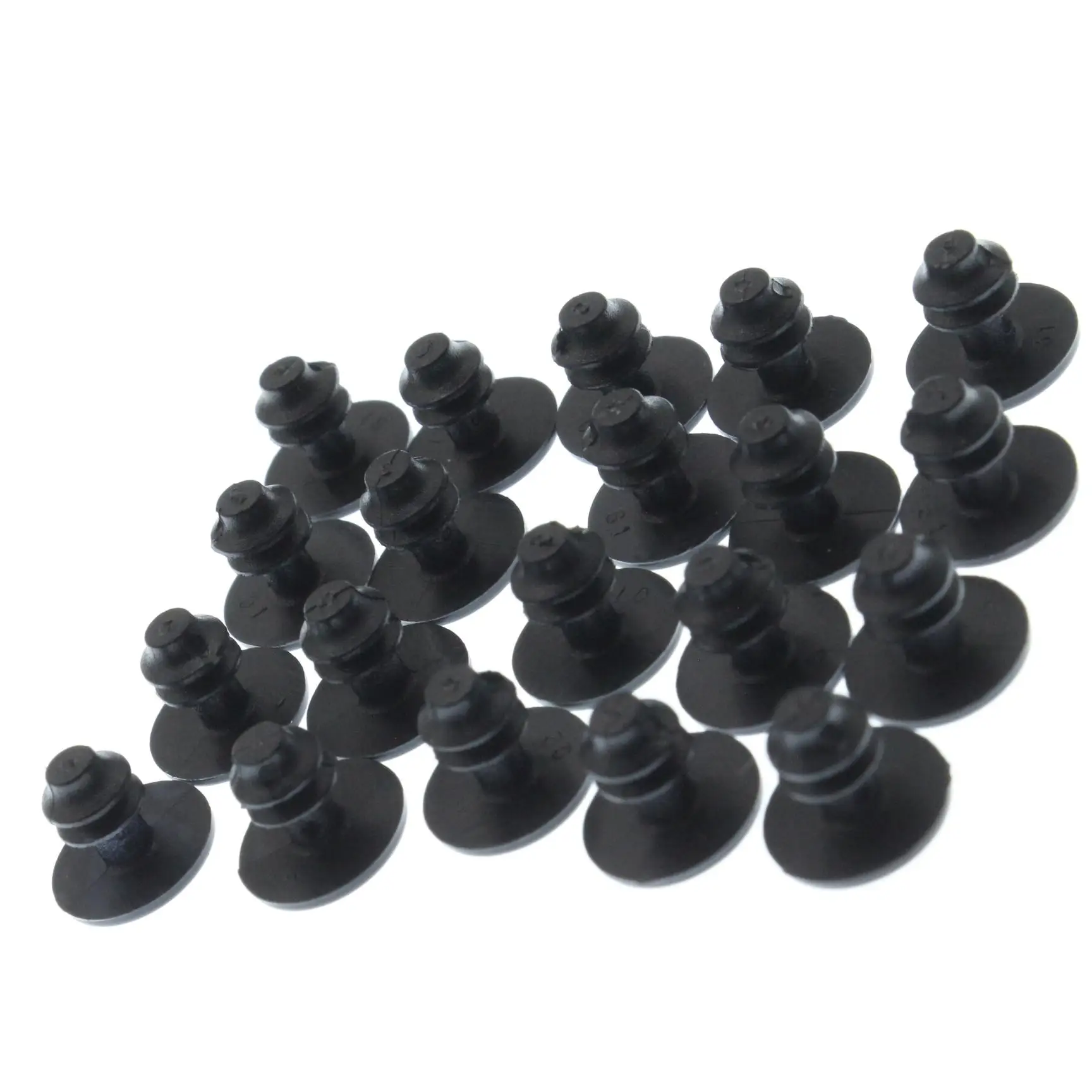 

20 pcs Nylon Black Weatherstrip Clips Fasteners Compatible Retainer With For Honda Odyssey Civic Acura MDX CL 91567-S3M-000