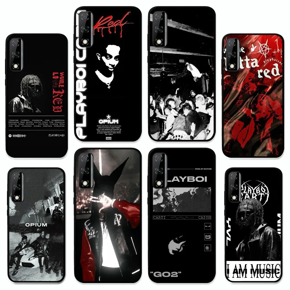 

O-Opium Rapper Playboi Carti Phone Case For Huawei Y9 6 7 5 Prime Enjoy 7s 7 8 Plus 7a 9e 9plus 8E Lite Psmart Shell
