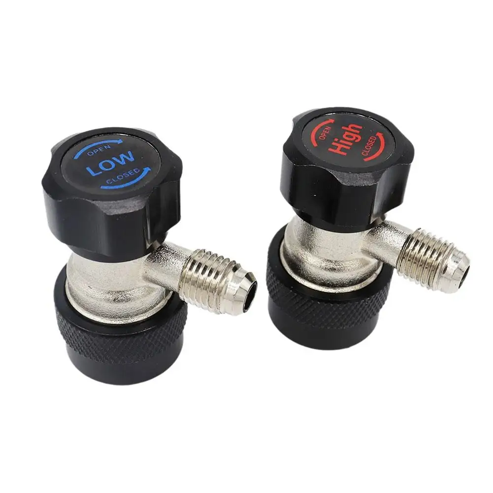 R134a/R1234y Adapter Quick Couplings Air Conditioner Coolant Adjustable Air Conditioner Fluoride Quick Couplings