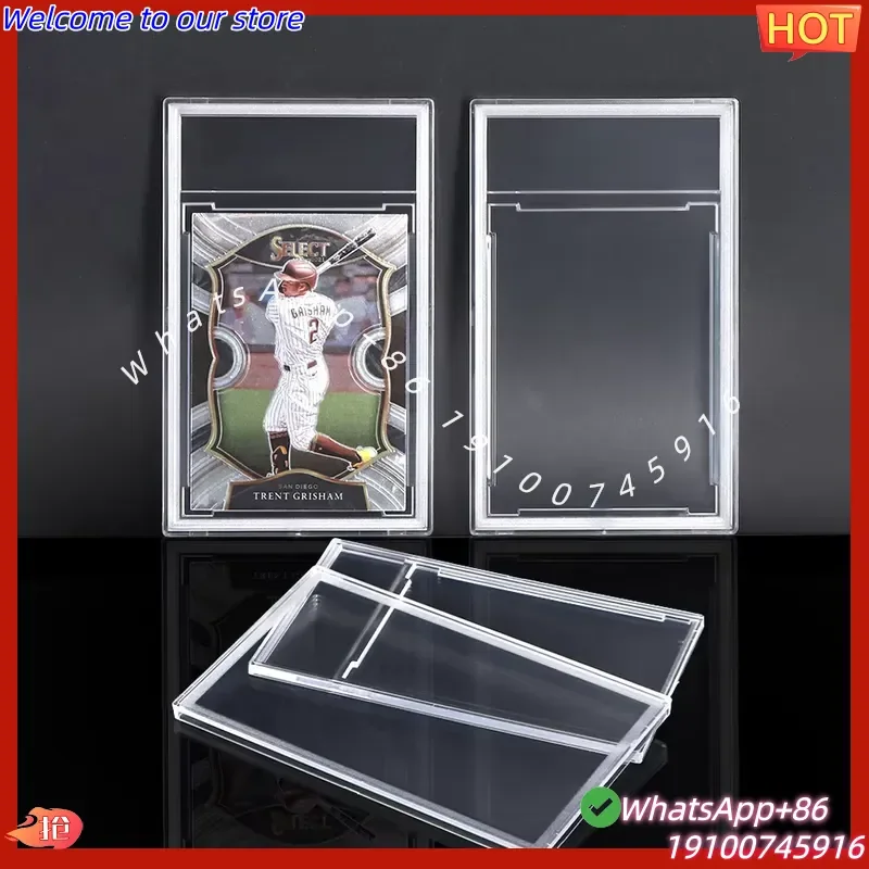 2026CE 1 SUNSHING Custom LOGO Empty Card Slab Ultrasonic Graded Card Display Stand for Yugioh PSA BGS Slabs Trading