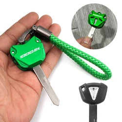 2024 NEW For Kawasaki Z1000 SX Z1000SX Z1000-SX z1000 sx CNC Accessories Motorcycle Key Shell Key Case Cover Key Chain Keyring