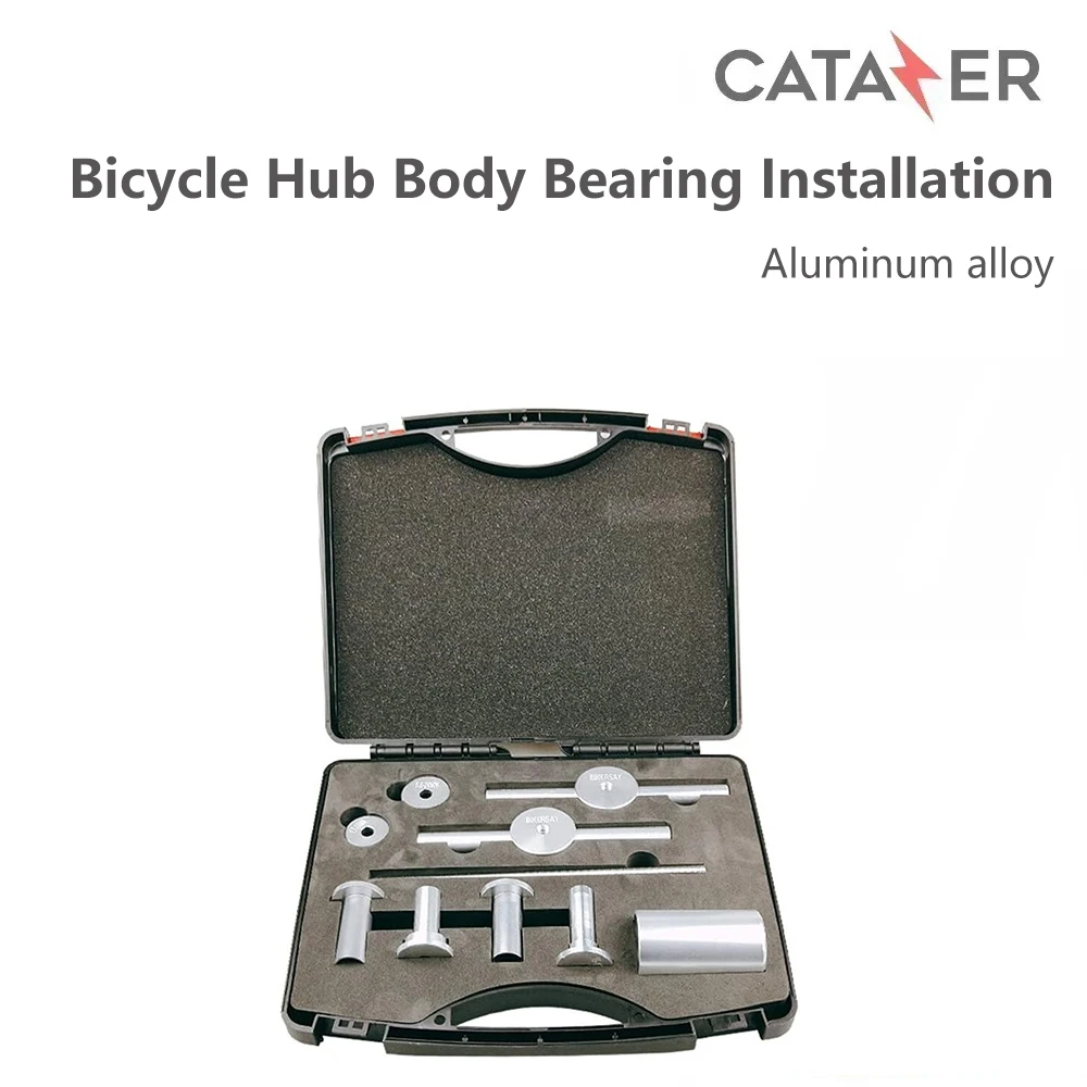 CATAZER Bicycle Hub Body Bearing Installation Disassembly for DT Hub Tower Base Aluminum Alloy CNC Precision Machining Tools