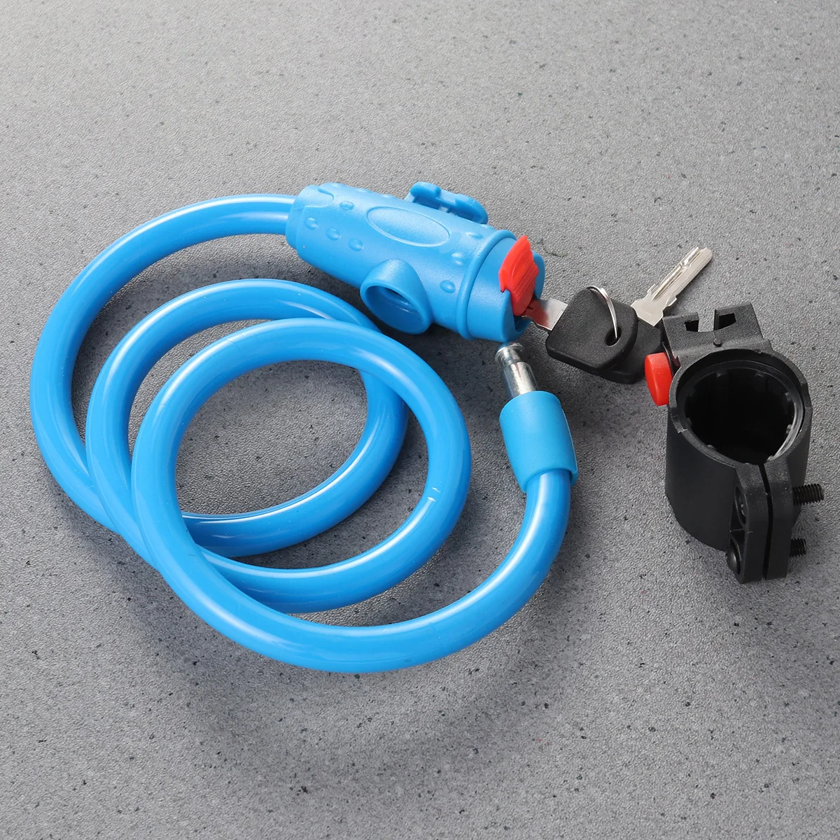 

Milisten 36 Inch Steel Cable Lock with Vinyl Coating for Bike ATV Lawn Equipment Outdoor Indoor Security