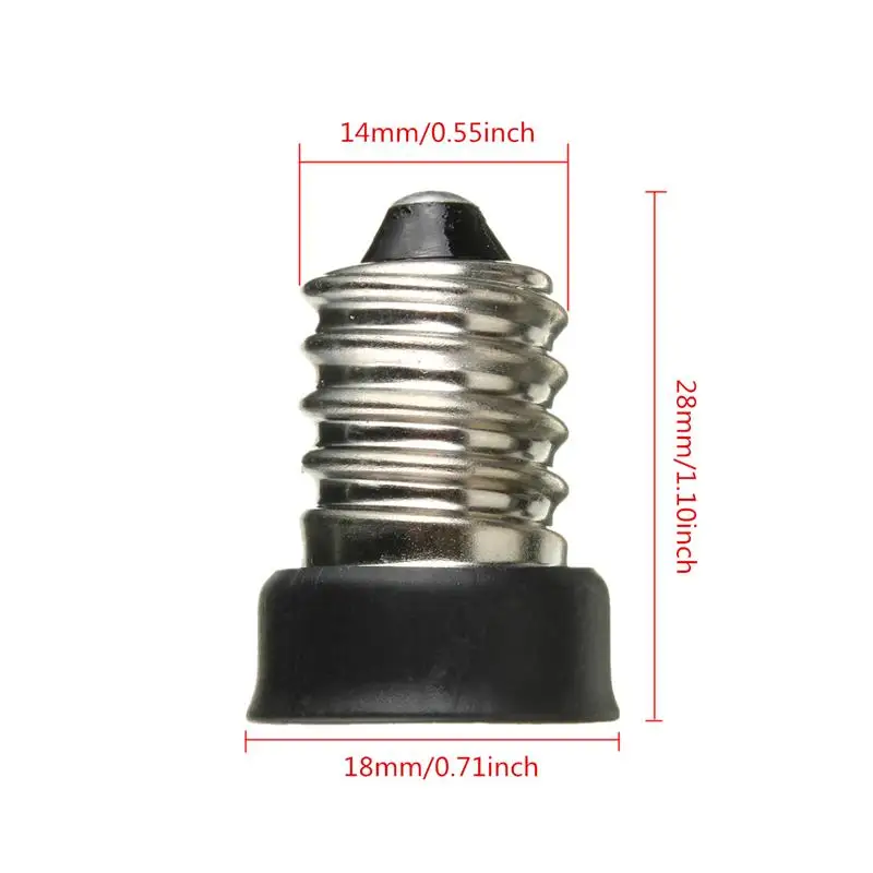 1PCS E12 To E14 or E14 To E12 Bulb Lamp Holder Adapter Socket Converter Light Base Led Candelabra Lamp Holder Converter
