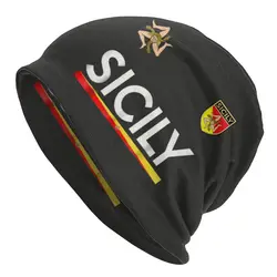 Sicilia Soccer Sicily Italy Football Jersey Skullies Beanies Caps Winter Warm Women Men Knitting Hat Adult Unisex Bonnet Hats