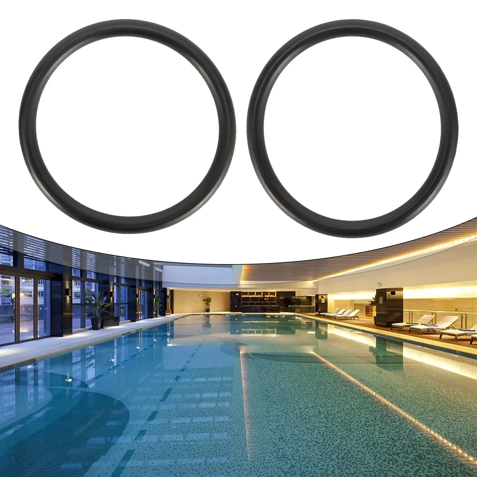 

2pcs/set Swimming Pool Hose O-ring Connection Replacements For Intex 1 And Half Inch Hose O Rings Connections For Model 10262