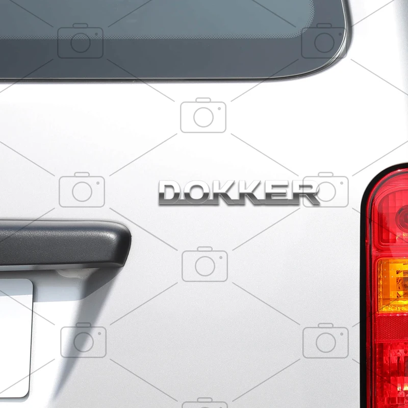 Car Metal Body For Dacia Dokker Logo Dci Camper Van Letter Decals Styling Badge Trunk Fender Emblems Sticker Accessories view 5
