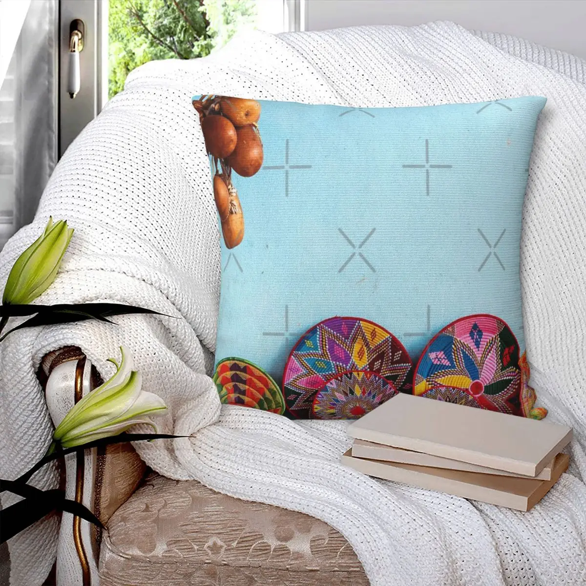 Ethiopian Utensils Utensils Of The Pillowcase Cushion Bedroom Bedroom Pillowcase Decorating Living Room Customizable