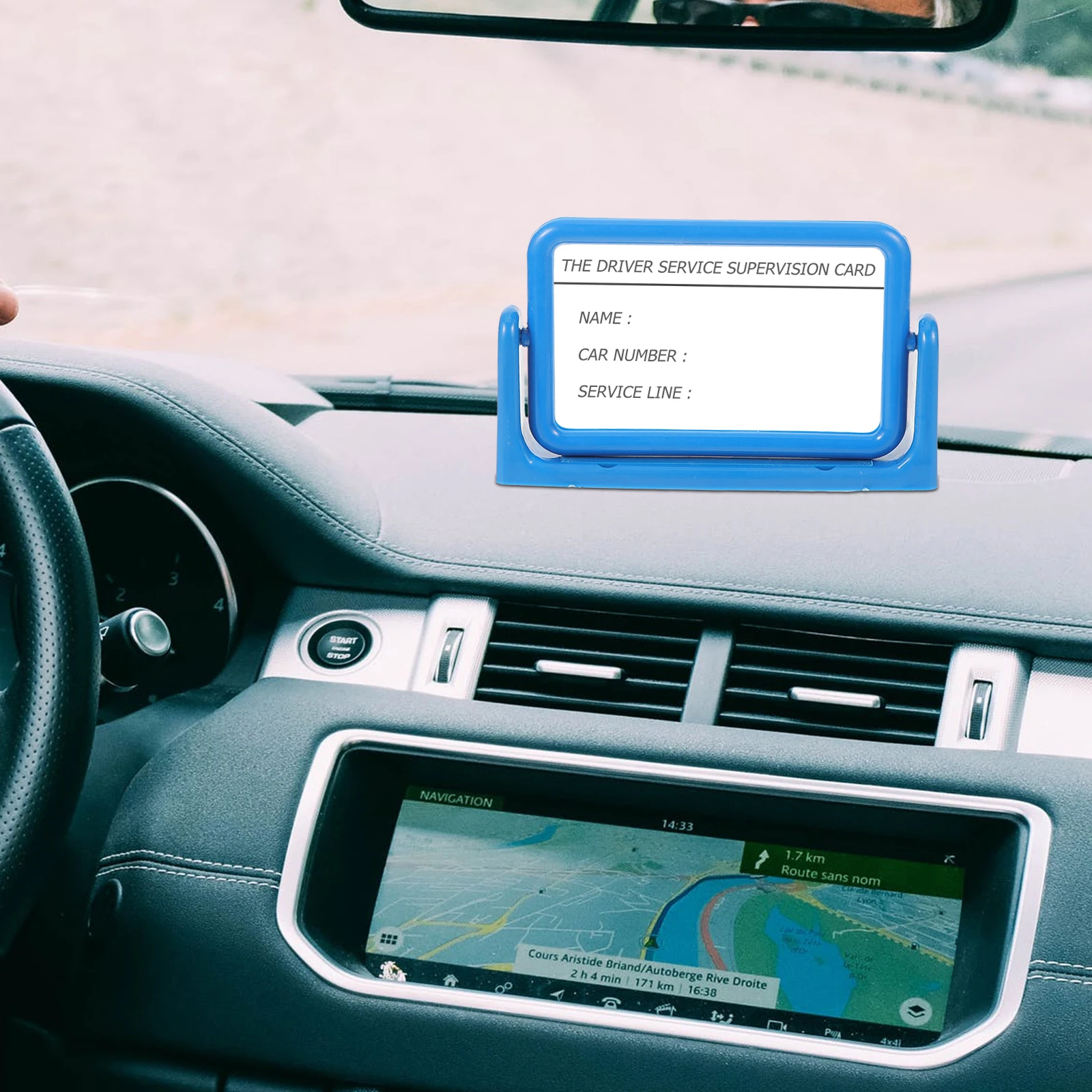 

Multi-Functional Service Supervision Card For Bus Driver Monitoring Plastic Card Holder Office Meeting Table Name Stand