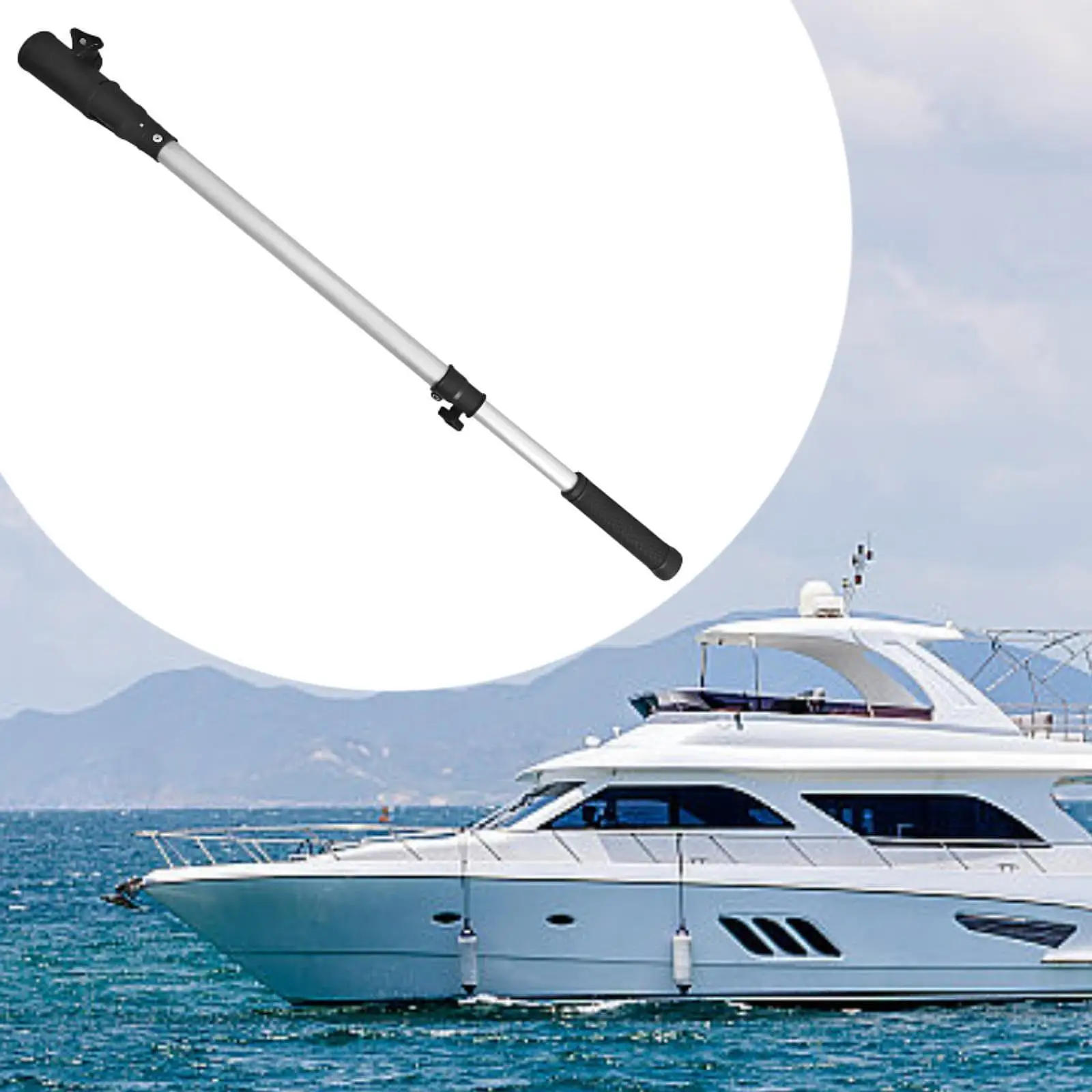 

Tiller Handle Extension for Outboard Spare Part Easy to Install Marine Boat Premium Replace Accessories Extendable 26.38-38.58"