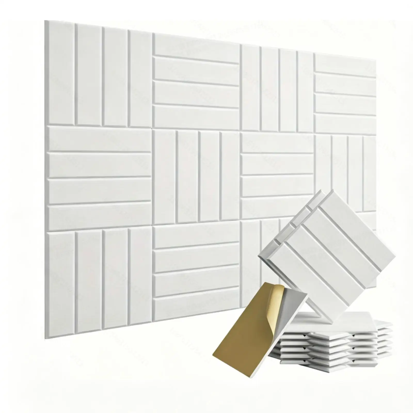 Soundproof Acoustic Panels Polyester Fiber Wall Panels Home Studio Modern Decor for Noise Reduction Ceilings