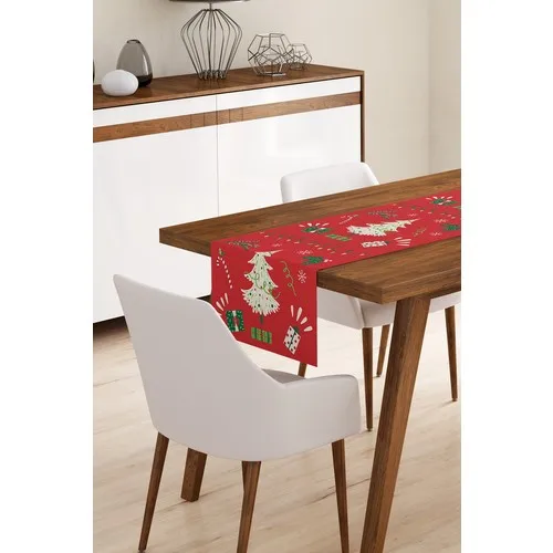 

Bk Home Decor Modern Red Floor Christmas Themed Runner