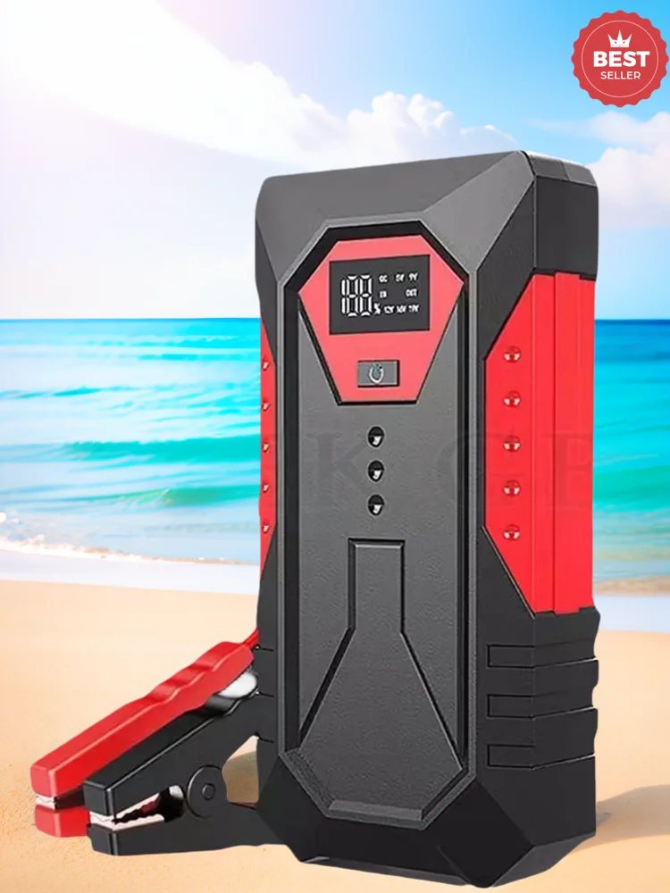GKFLY 2000A 3000A 4000A Rozrusznik Samochodowy Duży Power Bank Booster Akumulatora Samochodowego 12V Urządzenie Rozruchowe do Samochodów Benzynowych 6.0L i Diesla 5.0L — 2