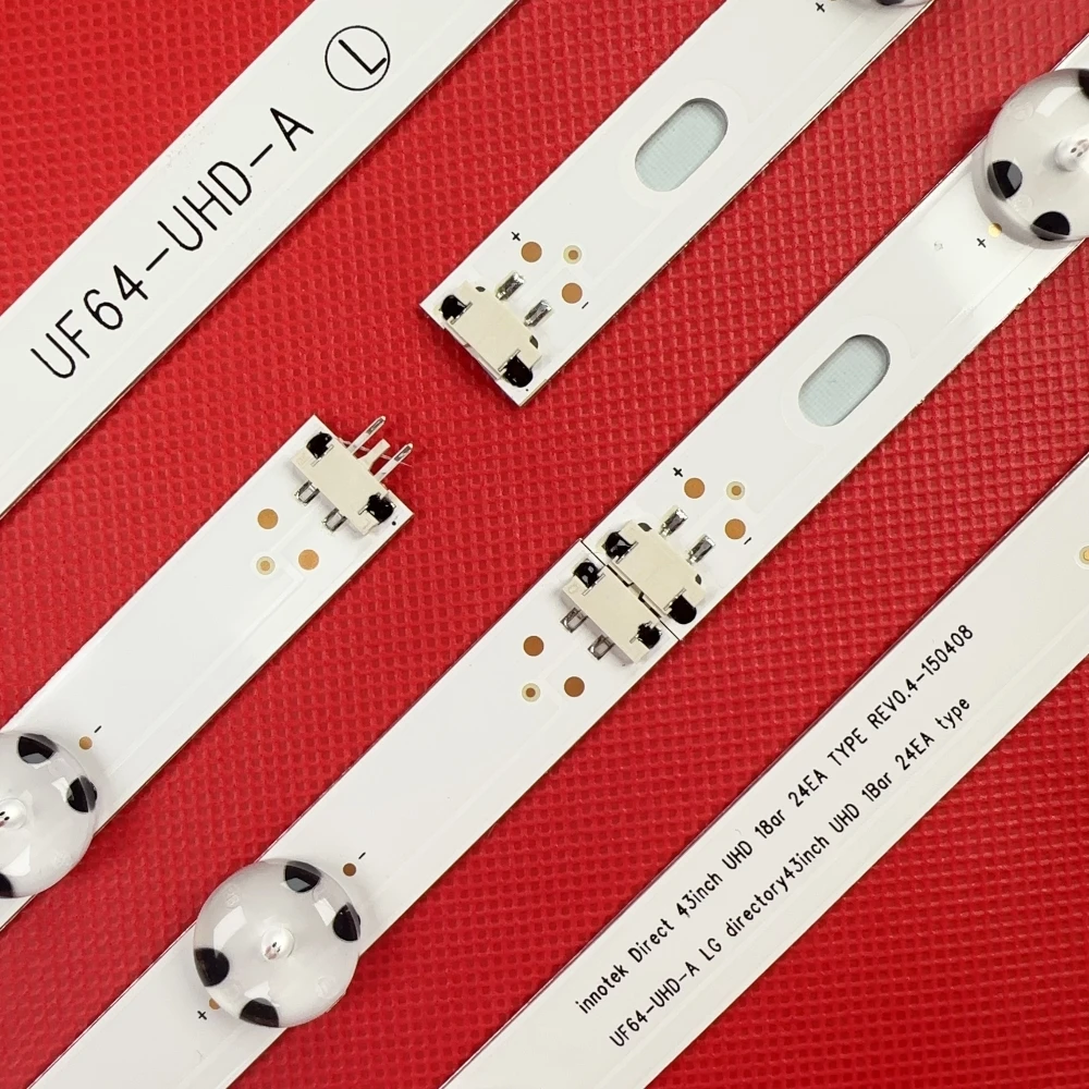 LED strip for 43UH610A 43UH603V 43UH6030 UD 43UH630V LC430DGE FJ M2 43" V16.5 ART3 2744 Rev0.1 6916L-2744A 43UH620V 43UH610T