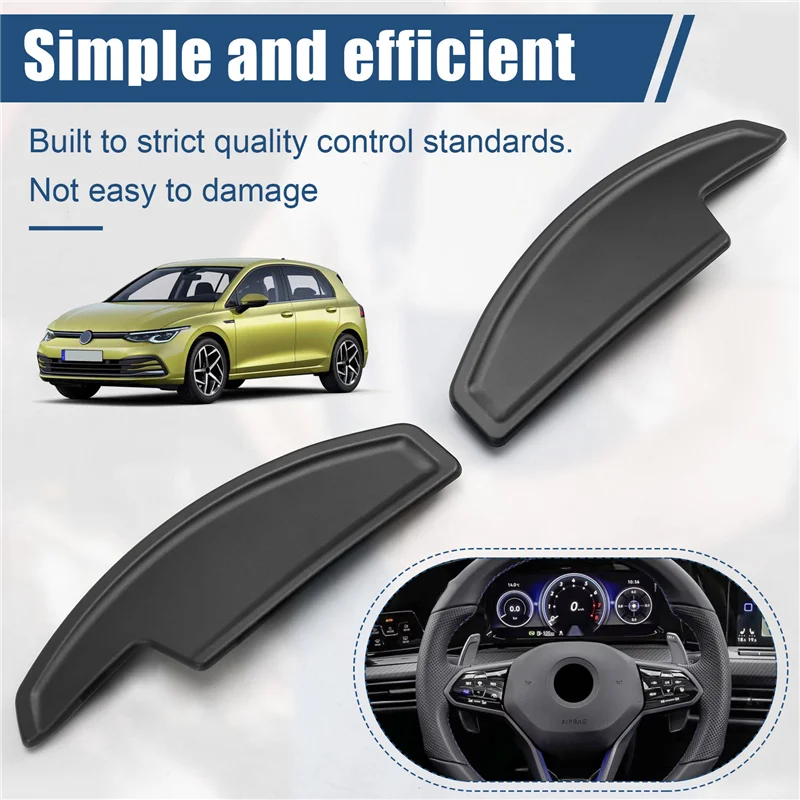 A03E-dedizierte Lenkrad-Schaltwippe, Ersatzabdeckung für Golf 8 MK8 Touareg Passat Sharan 2021–2023