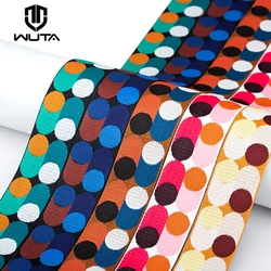WUTA Fashion Polka Dot Webbing Straps for Bag Belt Nylon Webbing DIY Craft Backpack Strap Bag Accessories 5 Meter 25/50mm