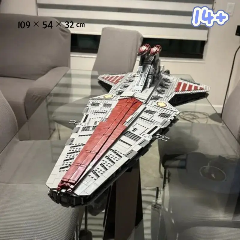 2026 New 5374PCS Bricks Venator-class Attack Cruiser Building Model UCS Build-it-yourself Toy for Adults Christmas Birthday Gift