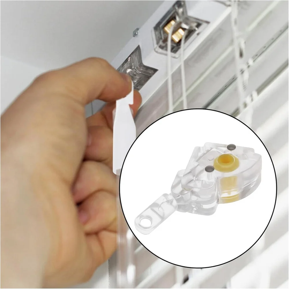 

Комплект из 2 металлических механизмов для регулировки угла наклона жалюзи и ламелей, фурнитура для окон, товары для дома и ремонта