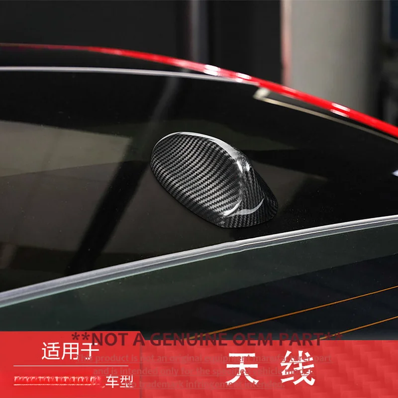 For Alfa Romeo Giulia Stelvio Carbon Fiber Shark Fin Antenna Exterior Modification Accessories