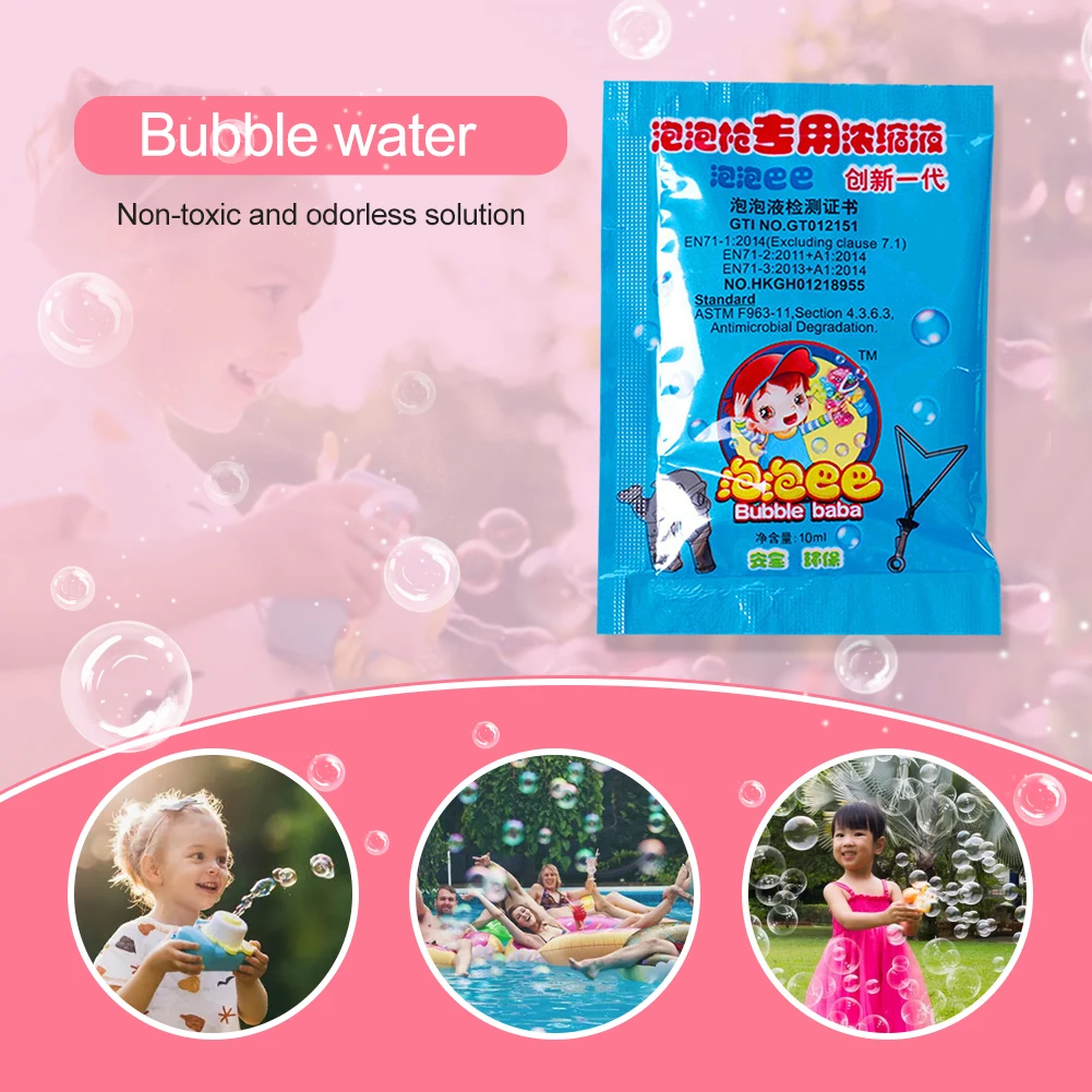 100-1500ML Geconcentreerde Bubble Vloeistof Automatische Bubble Gun Accessoire Zeep Water Bijvullen Bubble Oplossing