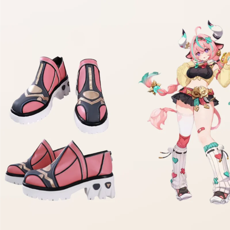 Jeu Genshin Impact Varesa Cosplay chaussures bottes Anime fête Halloween noël femmes personnaliser accessoire chaussures