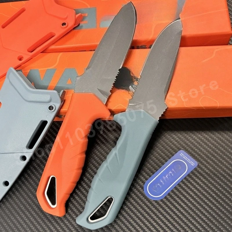BM 18040 Straight Knife D2 Blade Nylon Fiber Handle Outdoor Jungle Hiking EDC Tool Knife. Compact Design Precise and Durable