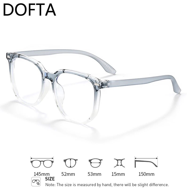 

DOFTA TR 90, легкая большая оправа, оправа для очков для близорукости по рецепту, женские очки, оправа для очков для женщин