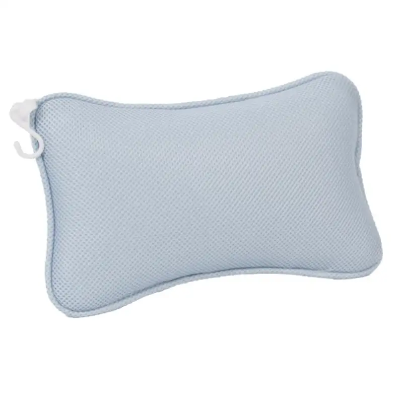 Bathtub Pillow For Neck Back Bone-shaped Suction Cup 3d Mesh Pillow Bathroom Bath Pillow Easy To Use For Bathroom Shower