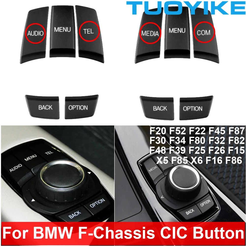 

Car Console CIC i-Drive Multimedia Button For BMW X1 X2 F20 F52 F22 F45 F30 F34 F80 F32 F82 X3 X4 X5 X6 F25 F26 F15 F16 F85 F86