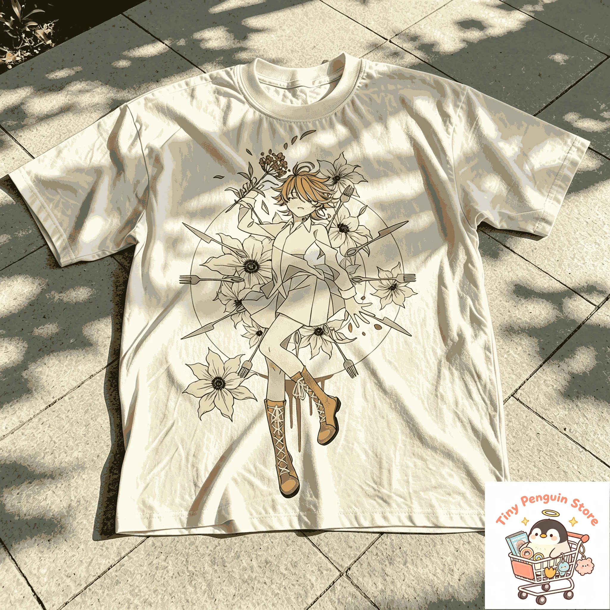 The Promised Neverland Anime Lover T-shirt Oversized Unisex Streetwear Trendy Cotton Print T-shirts for Men Women Fashion soft
