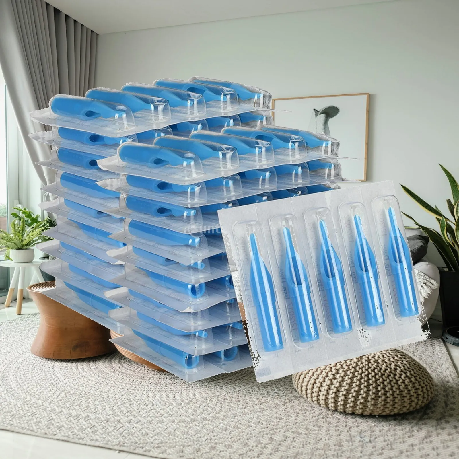 100pcs Tattoo Disposable Sterile Mixed Sizes 3/5/7/9RL 5/7/9RS 5/7
