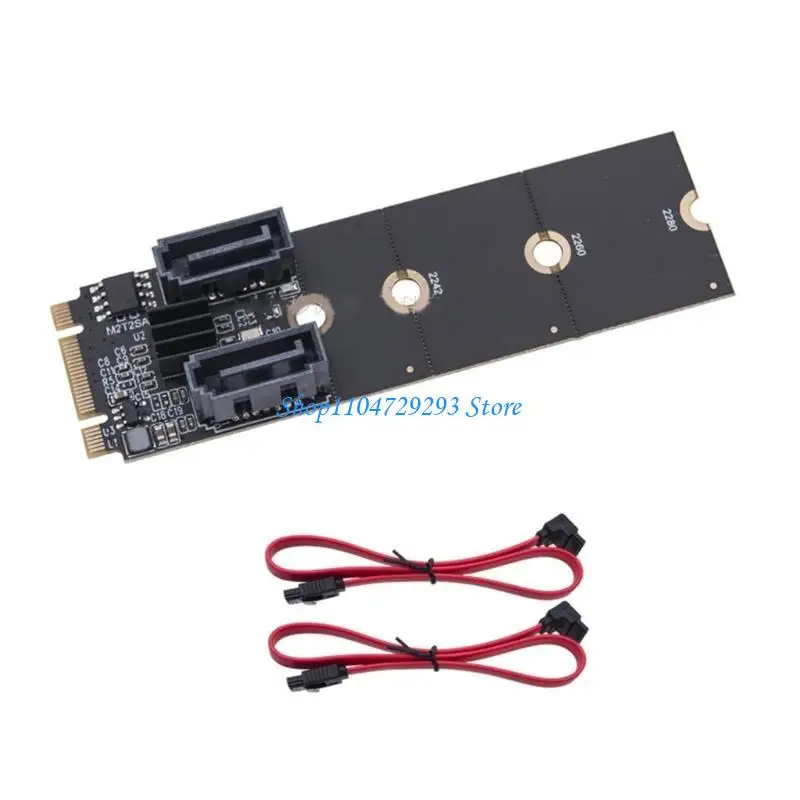 Y2GD 2 puertos a M.2 NVME PCIe M o B SSD 6GBPS Adaptador