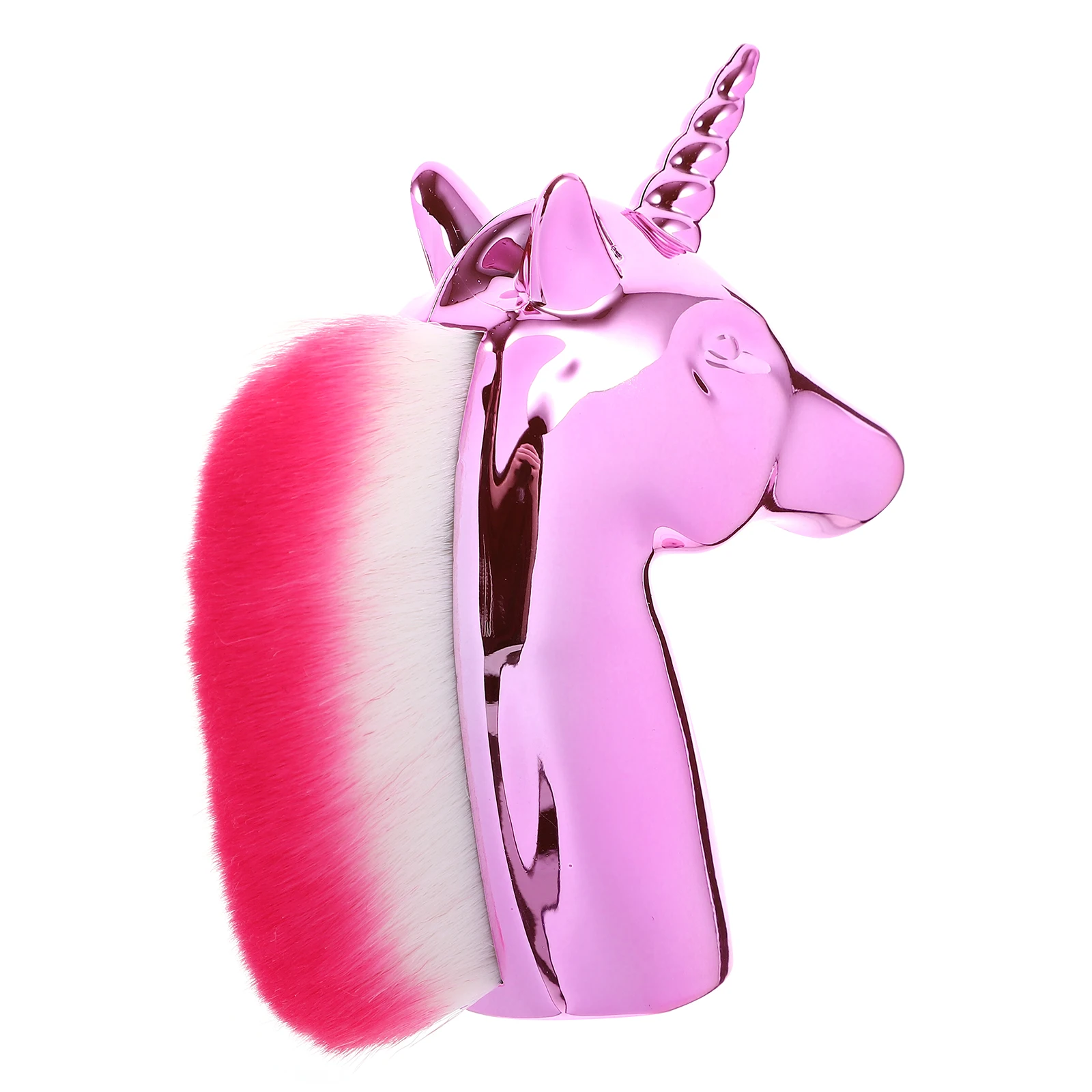 

Makeup Brushes Soft Bristles Unicorn Design Plastic Handle Blending Powder Ladies Women Cartoon Creative