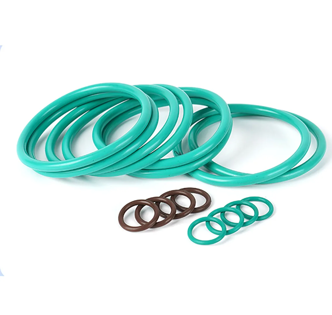 1-5Pcs 6mm Green FKM O-ring Outer Dia28-195mm Insulation Oil Resistant And high Temperature Resistant Rubber Ring Sealing Gasket