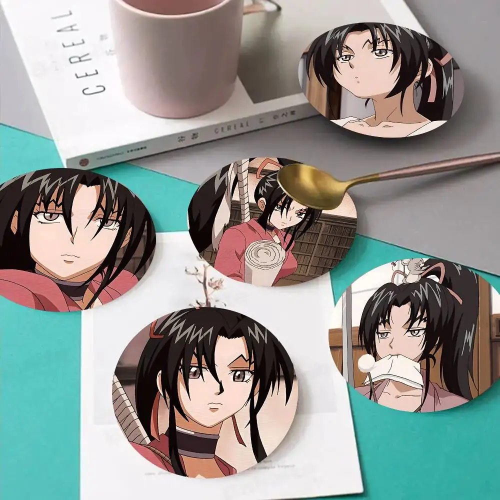 1pc Shigure Kousaka Anime Characters Wooden Coaster Colour Printing Cup Mat Home Desk Decoration Gifts