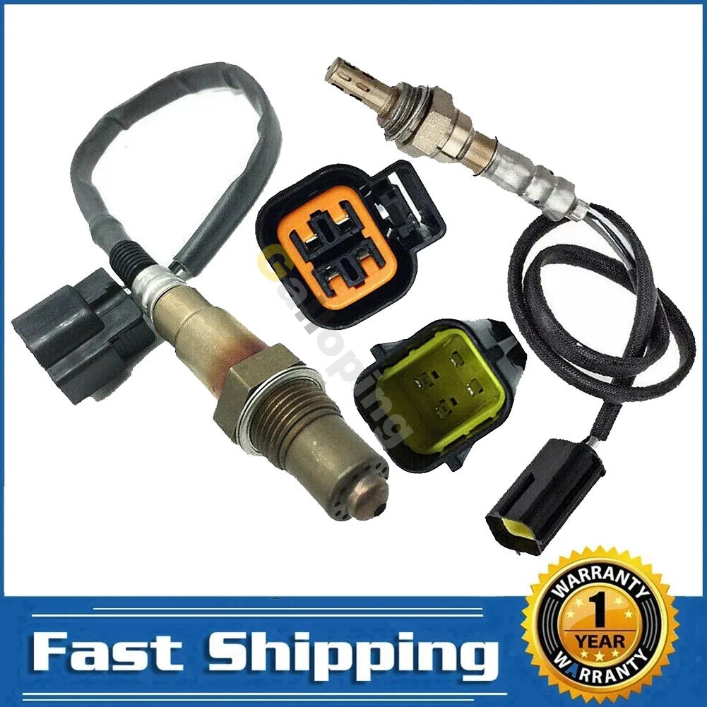 

2pcs O2 Oxygen Sensor 1 2 for 2003 - 2006 Hyundai Tiburon Elantra Tucson 2005 - 2010 Kia Sportage 2.0L Upstream Downstream