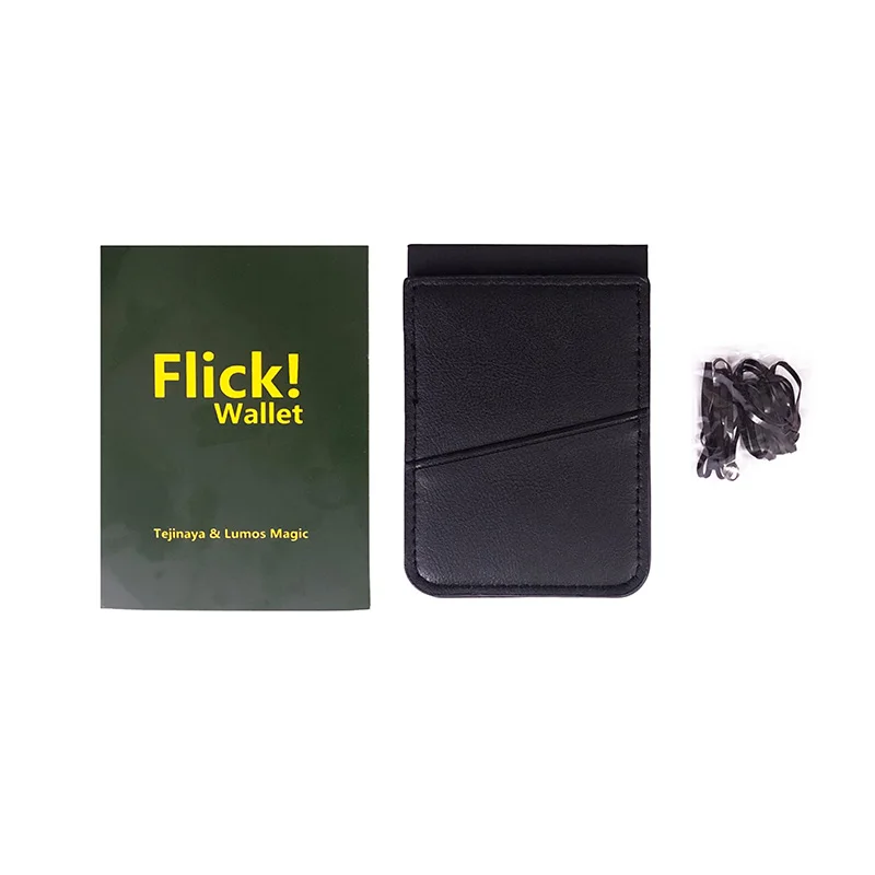 فليك محفظة ملحق بواسطة Tejinaya الساحر المحفظة عن قرب أوهام الشارع الخدع السحرية Porps كوميديا للتحايل Mentalism