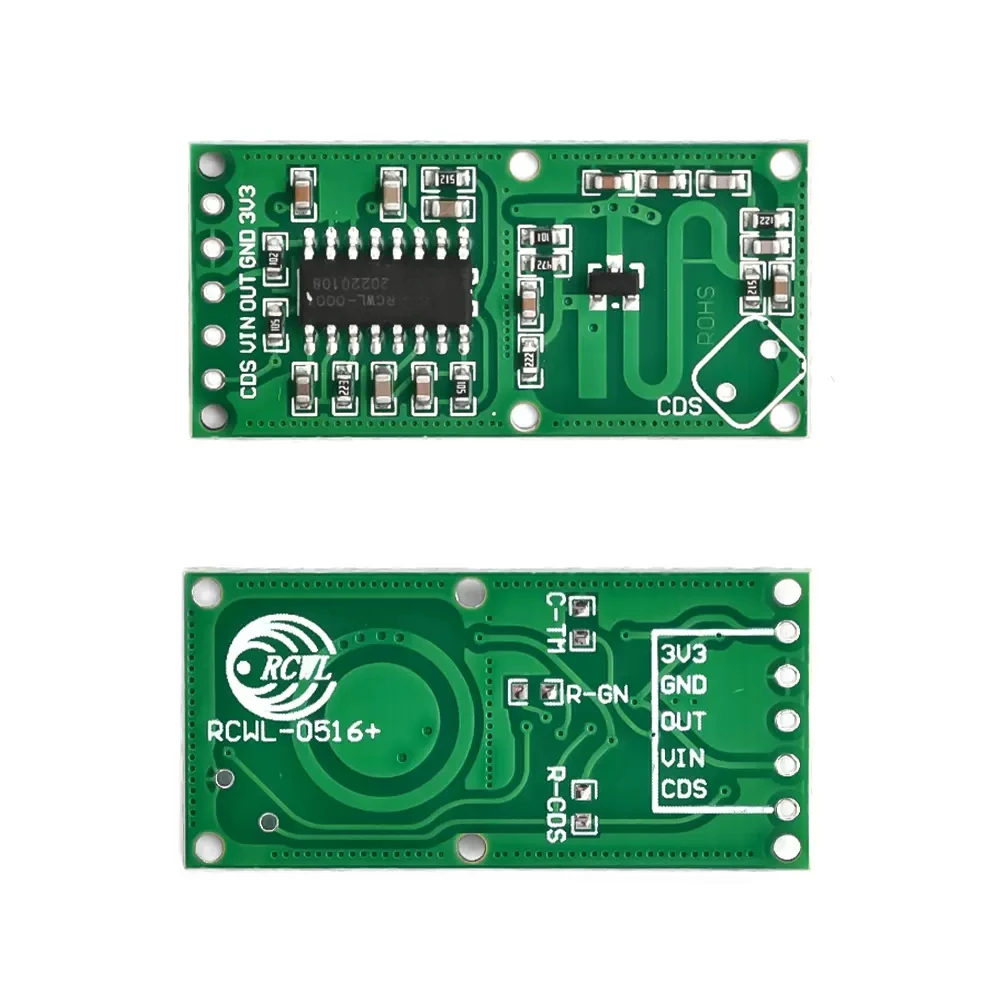 Радарный датчик движения HW-MS03 2,4 ГГц до 5,8 ГГц, индукционный переключатель человеческого тела RCWL-0516, модуль микроволнового радарного датчика для Arduino Diy