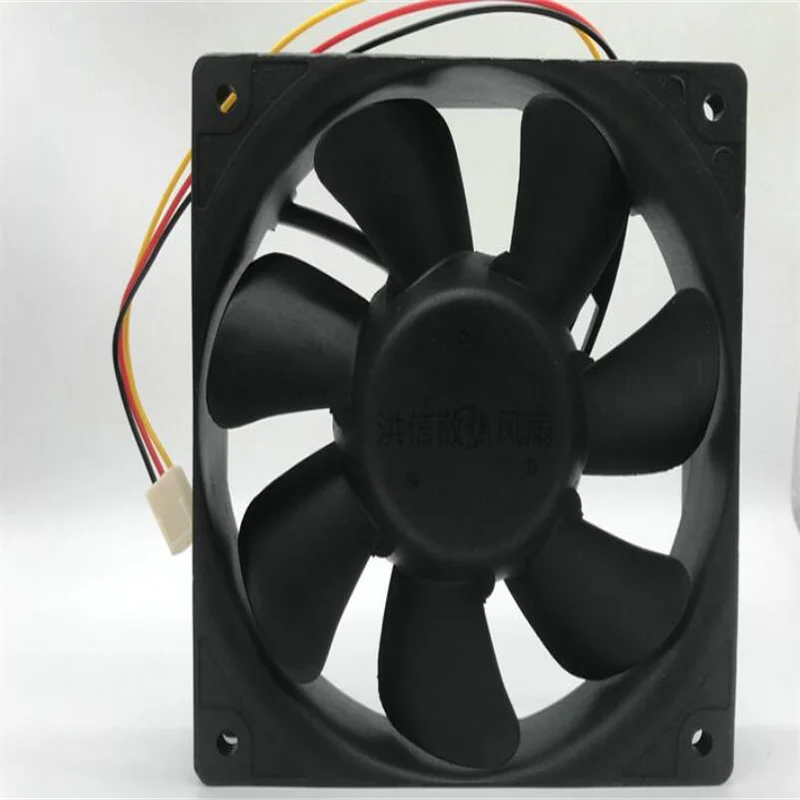 Ventilatore a tre fili originale 12025 CUDC12B4S-983 DC12V 0.37A 4.5W 120*25MM