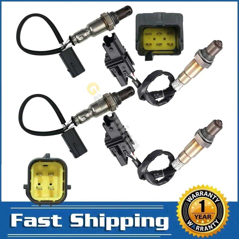 4X Oxygen O2 Sensor for 2007 2008 Infiniti FX35 M35 V6 3.5L 5 Wire Upstream 4 wire Downstream Lambda 234-5061 234-4380