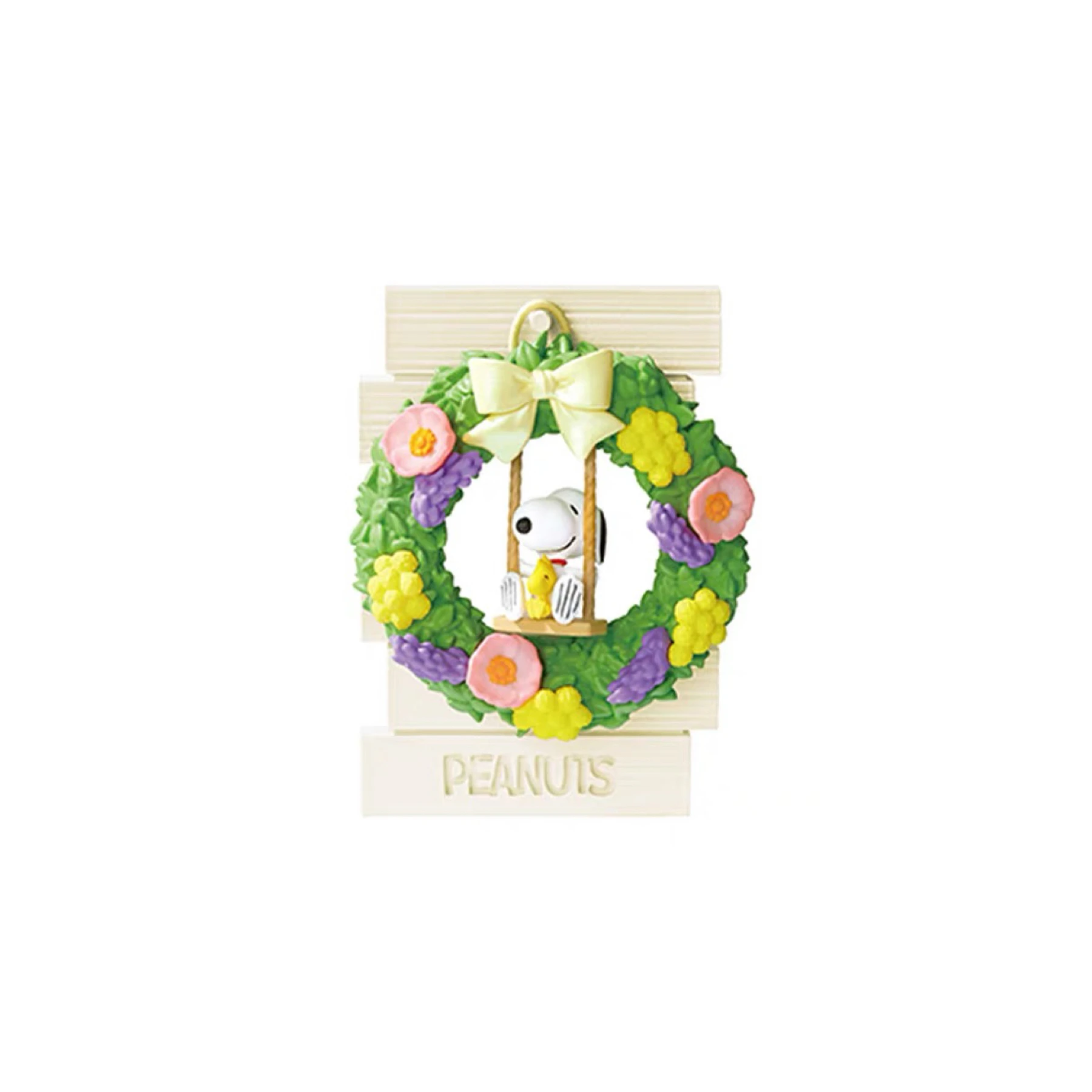 Re-ment Snoopy Garland Collection Complete set of figures,trendy toys,desktopblind box ornaments,miniature scenecollectiblemodel