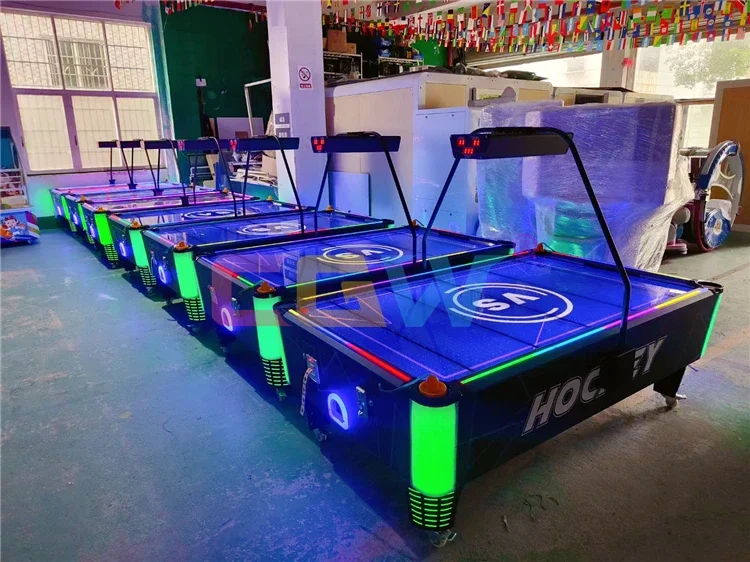 GOOD PROFIT Amusement Park Coin Operated Air Hockey Two Players Air Hockey Machine Arcade Ice Air Hockey Table