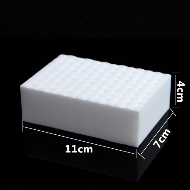 11X7X4CM 50pcs/Lot Extra Large Melamine Magic Compressed Sponge Eraser Dishwashing Kitchen Bathroom Office Cleaner Cleaning Tool