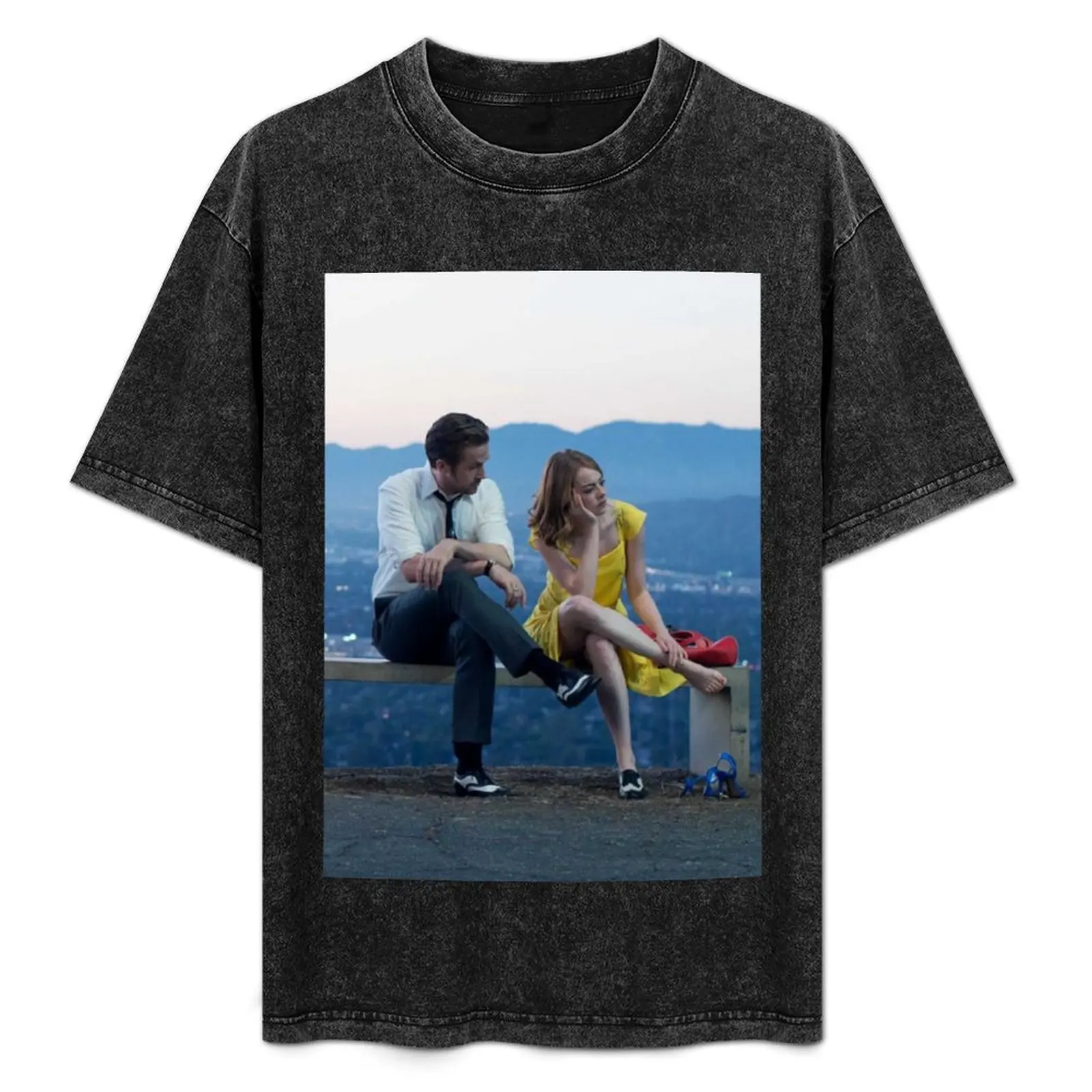 56 la la land T-Shirt Fashion Simple Casual Tee Shirt