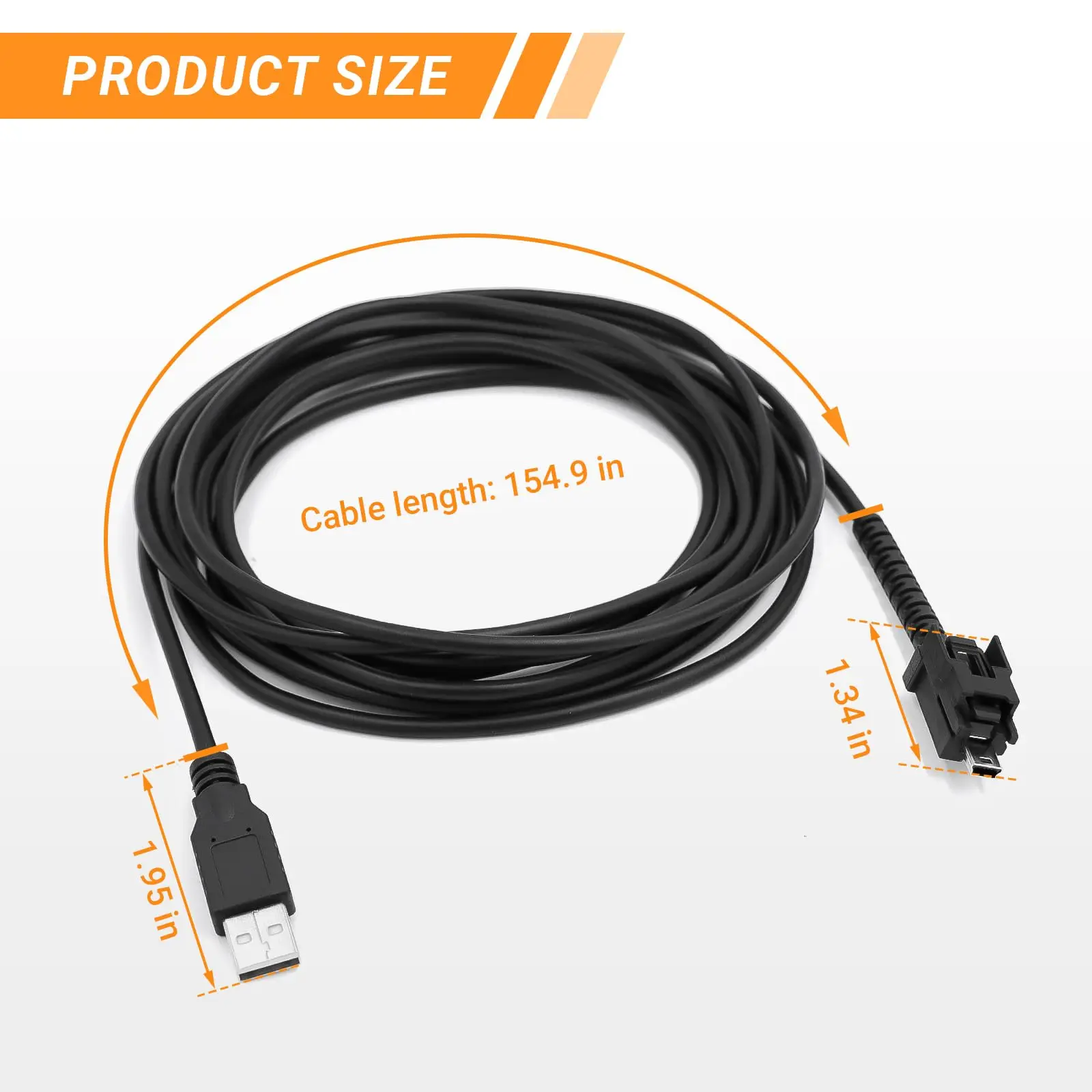 Picture 5: 404032 USB Replacement Cable for Nexiq Link 2 USB Link 3 Cummins Inline 7, Compatible with Standard Computer Port