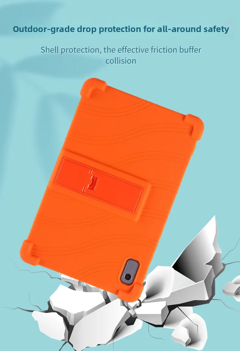 FÜR Lenovo Tab M9 HD Hülle 9 Zoll Silikon Stoßfeste Standabdeckung TB-310FU XU Fallschutz – Detail 7
