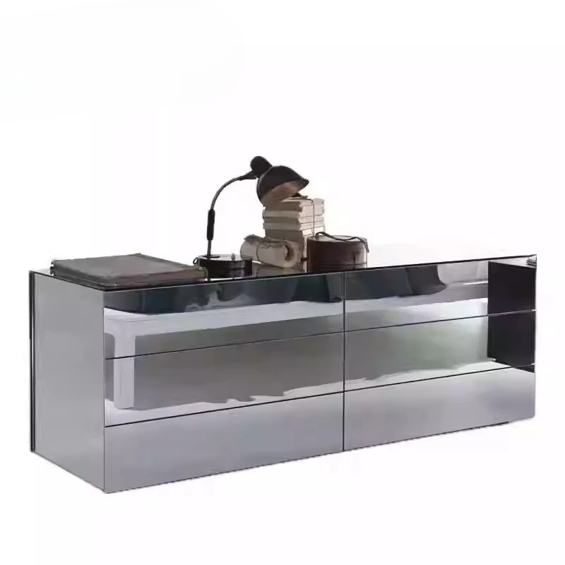 

Living room locker modern minimalist six-chest cabinet bedroom bedside table solid wood drawer storage low