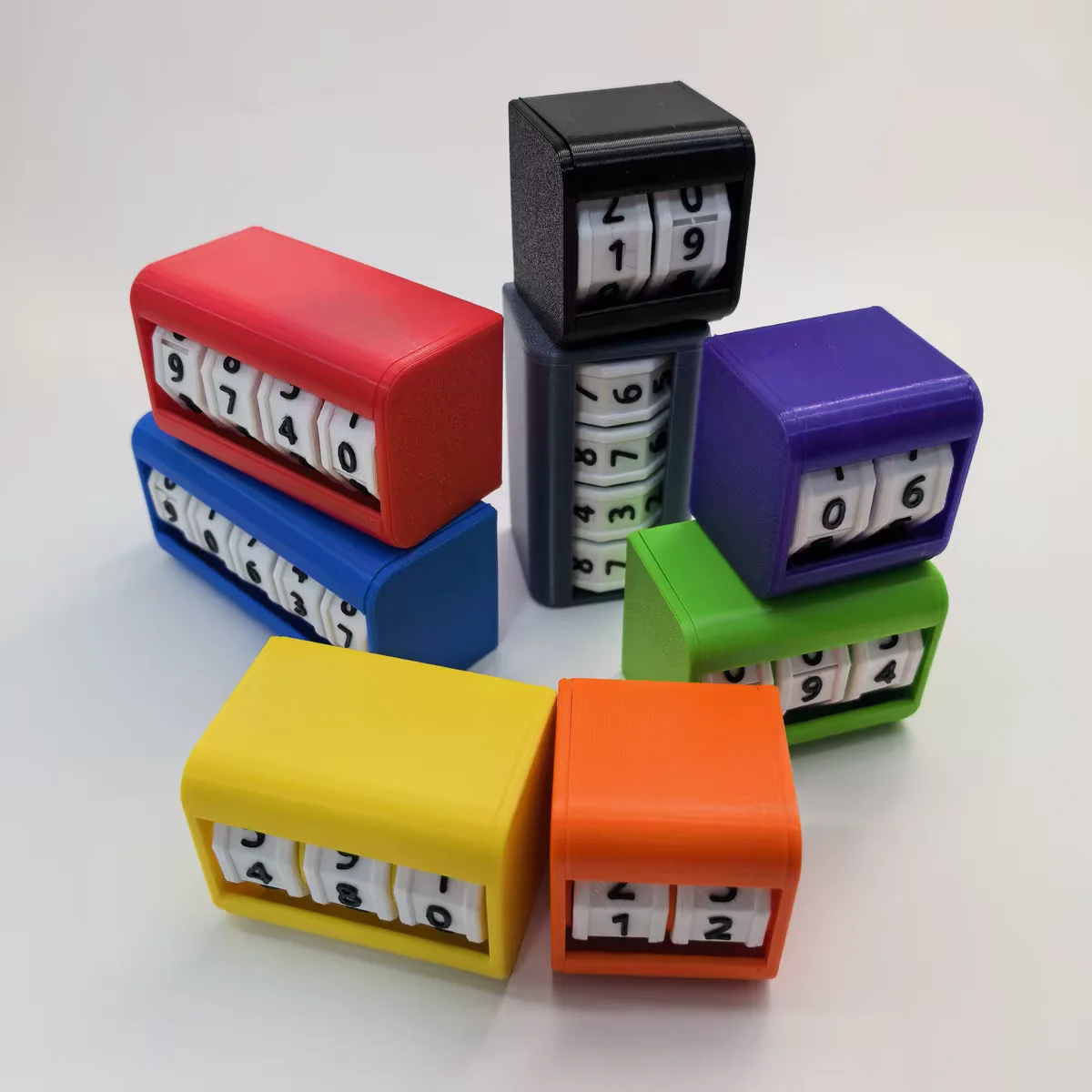 4 Digit Score Counter Board Game Accessory TCG Battle Number Wheel Scorer Card Play Score Recorder Dice Tool Table Football