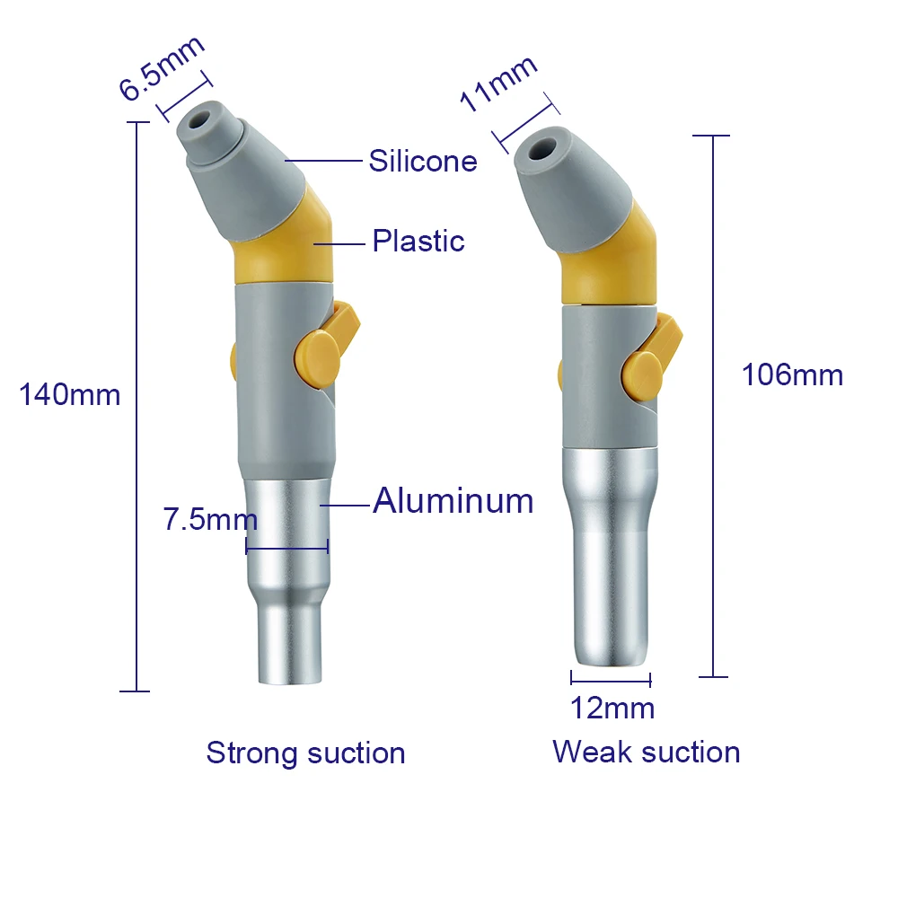 JNSUR New Type Strong Weak Suction Dental Saliva Swivel Suck Universal Saliva Ejector Dental Chair Tool Dentists Material Supply