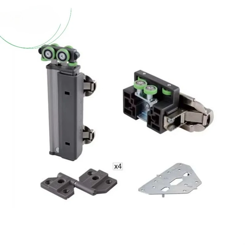 

High-quality double-fold door hardware door and window rollers, convenient, practical and durable